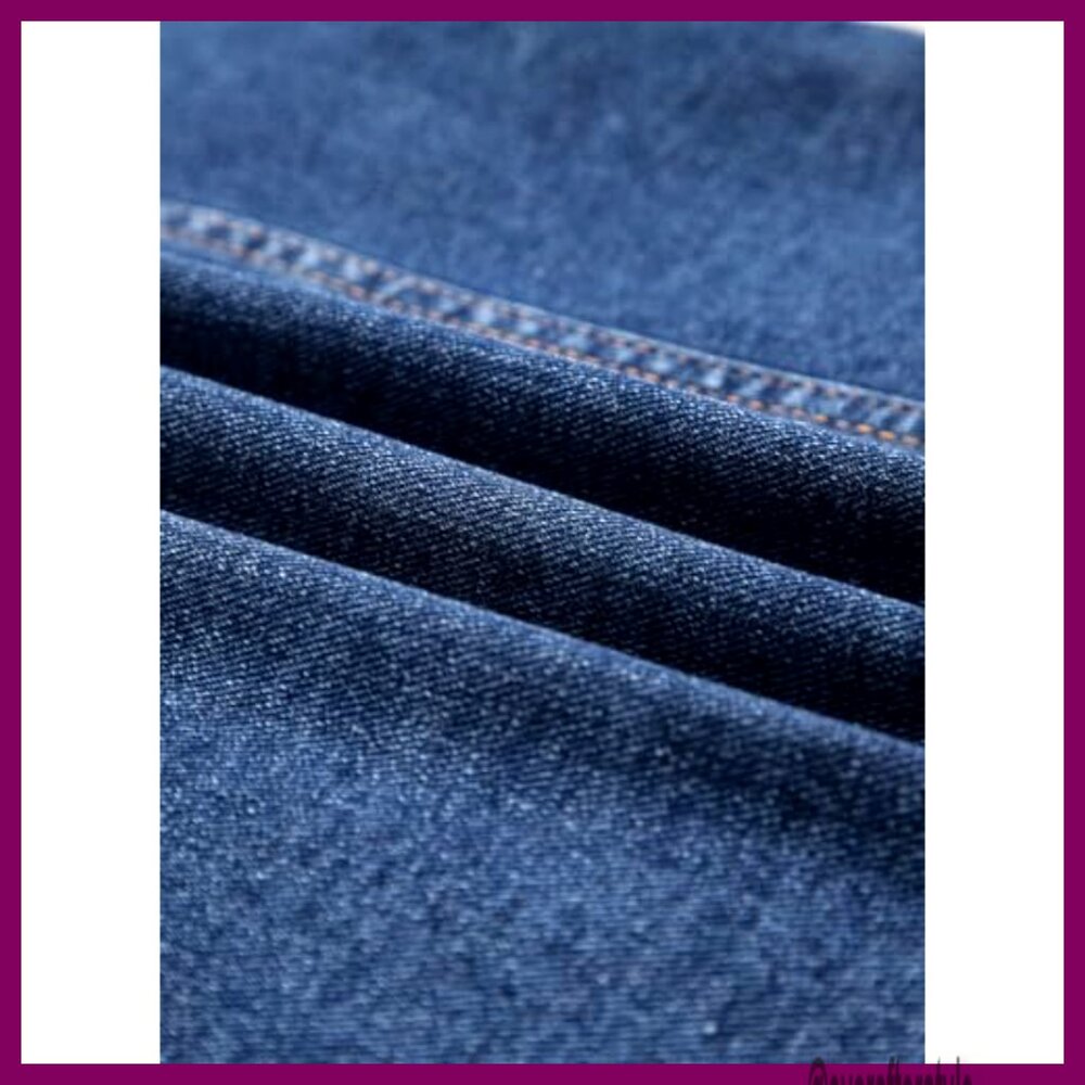 Oversized Denim Shacket, Ruffled Button Down, Cot… - image 7